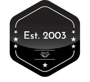 Est. 2003 badge