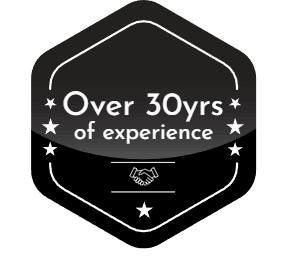 Over 30yrs of Experience badge